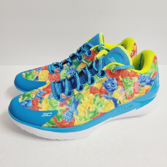 NEW Under Armour UA Curry 1 Flotro Sour Patch Kids Shoes 3025633-300 Size 14 main image 5